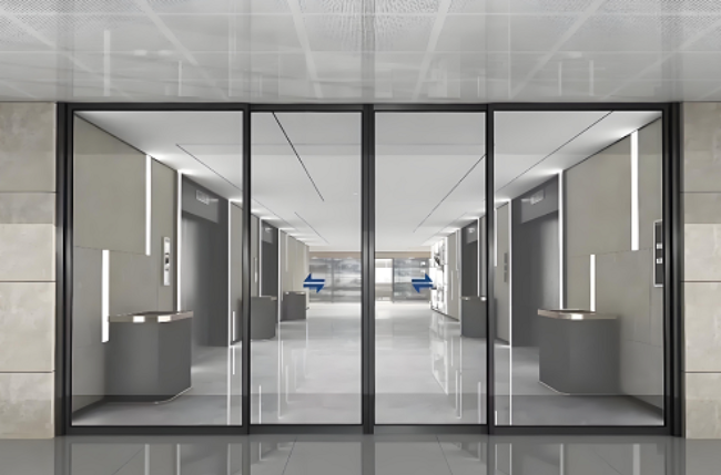 庆阳详解感应门的机组_轨道_传感器选型！